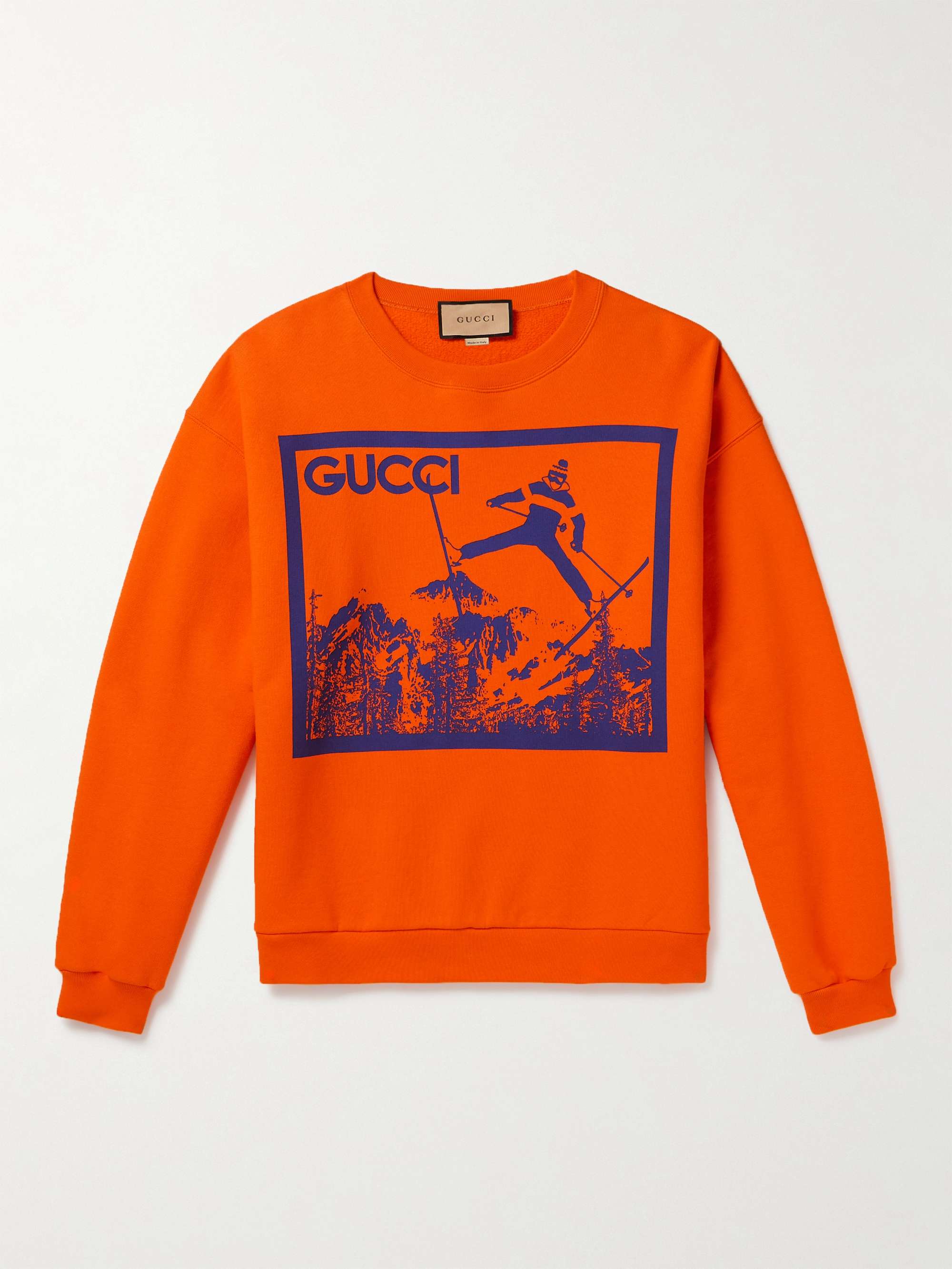 Gucci Tiger cotton sweatshirt in Black Ready-to-wear