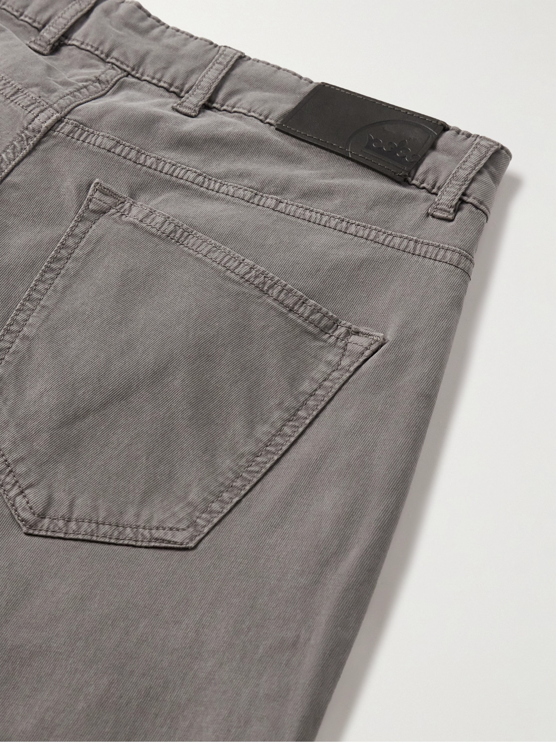  Peter Millar - Wayfare Slim-fit Stretch-tencel™ And Cotton-blend Twill Trousers - Men - Gray - Uk/us 30 