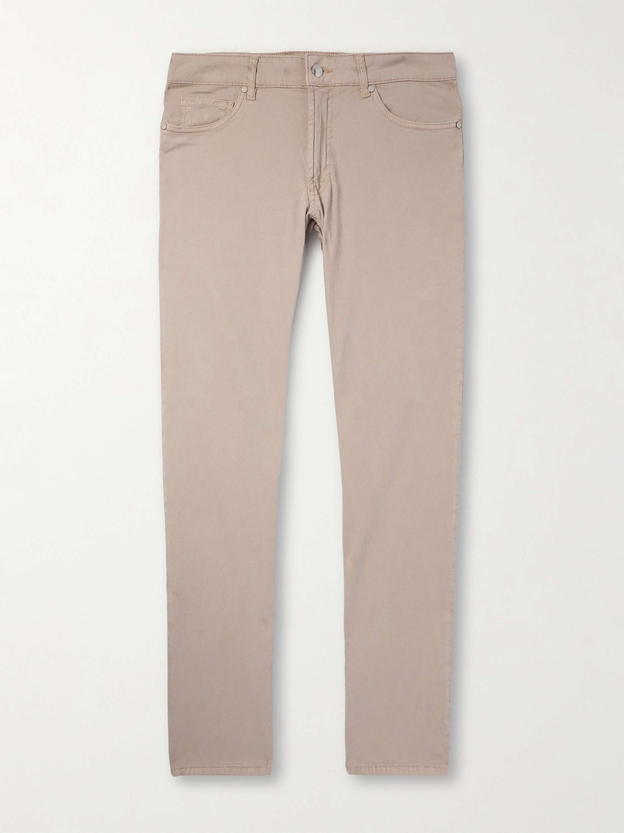 PETER MILLAR Wayfare Slim-Fit Stretch-TENCEL™ and Cotton-Blend Twill ...