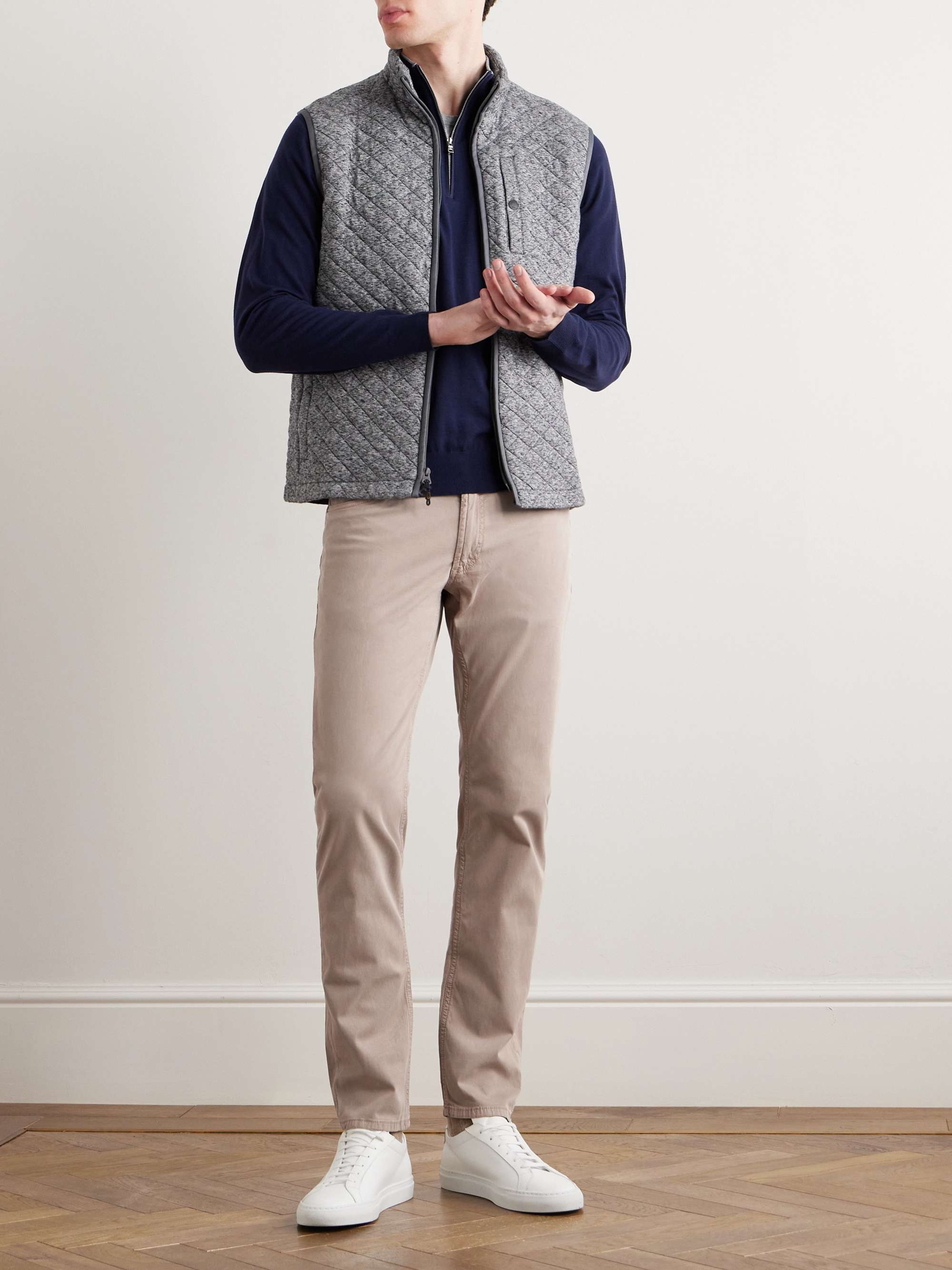 PETER MILLAR Wayfare Slim-Fit Stretch-TENCEL™ and Cotton-Blend Twill ...