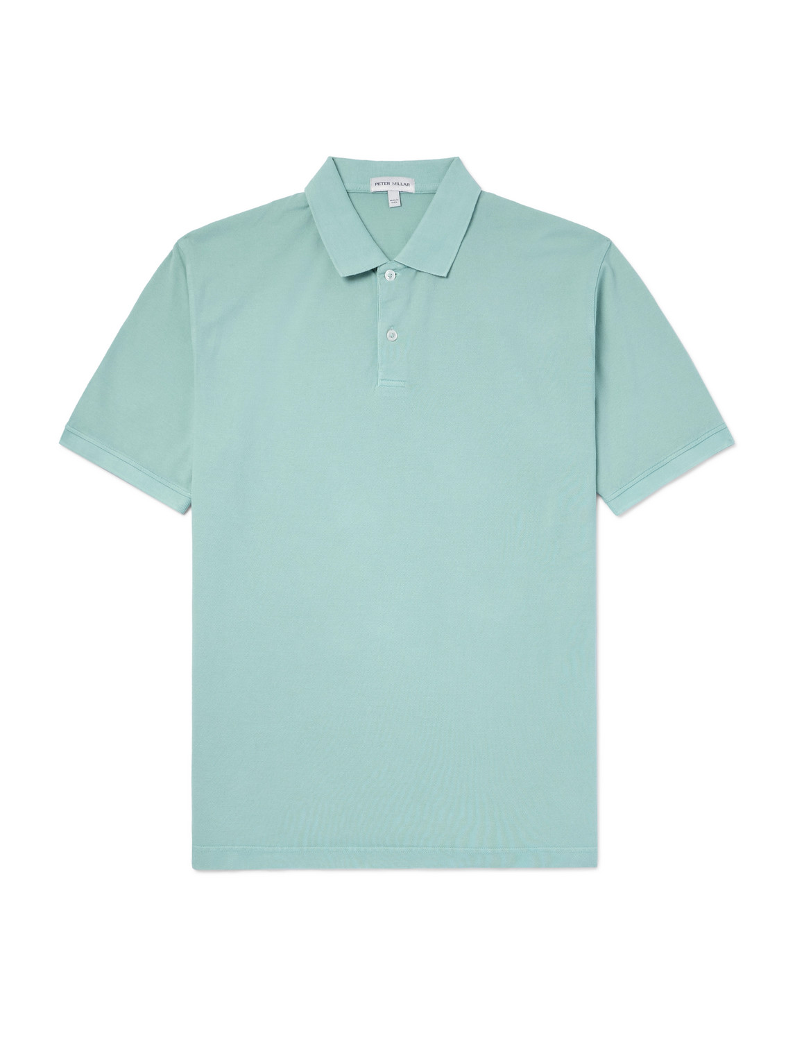 Peter Millar Sunrise Cotton-piqué Polo Shirt In Green