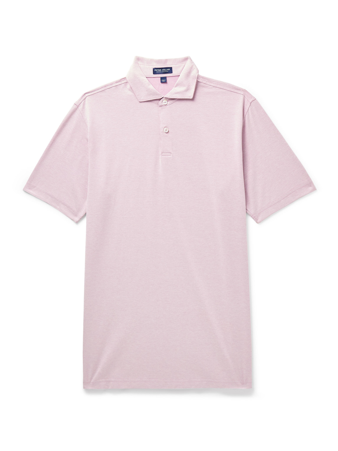 Peter Millar Albatross Pima Cotton-blend Piqué Polo Shirt In Pink