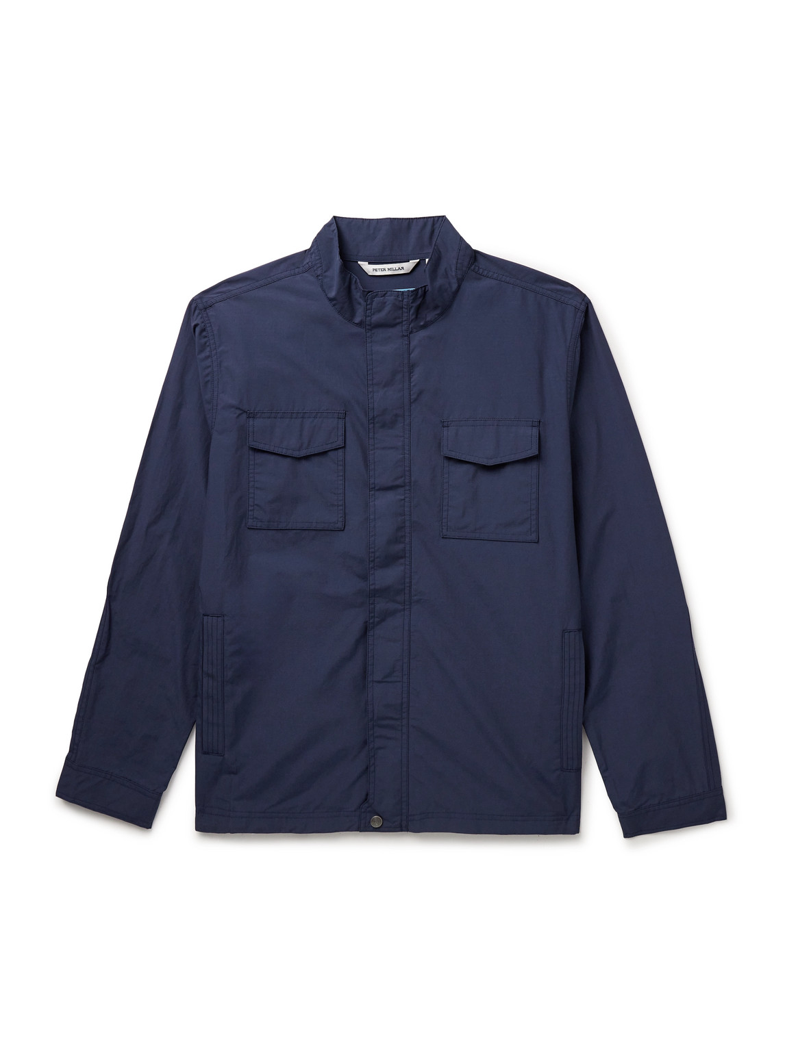 Peter Millar Rambler Cotton And Recycled Nylon-blend Ripstop Jacket In Blue