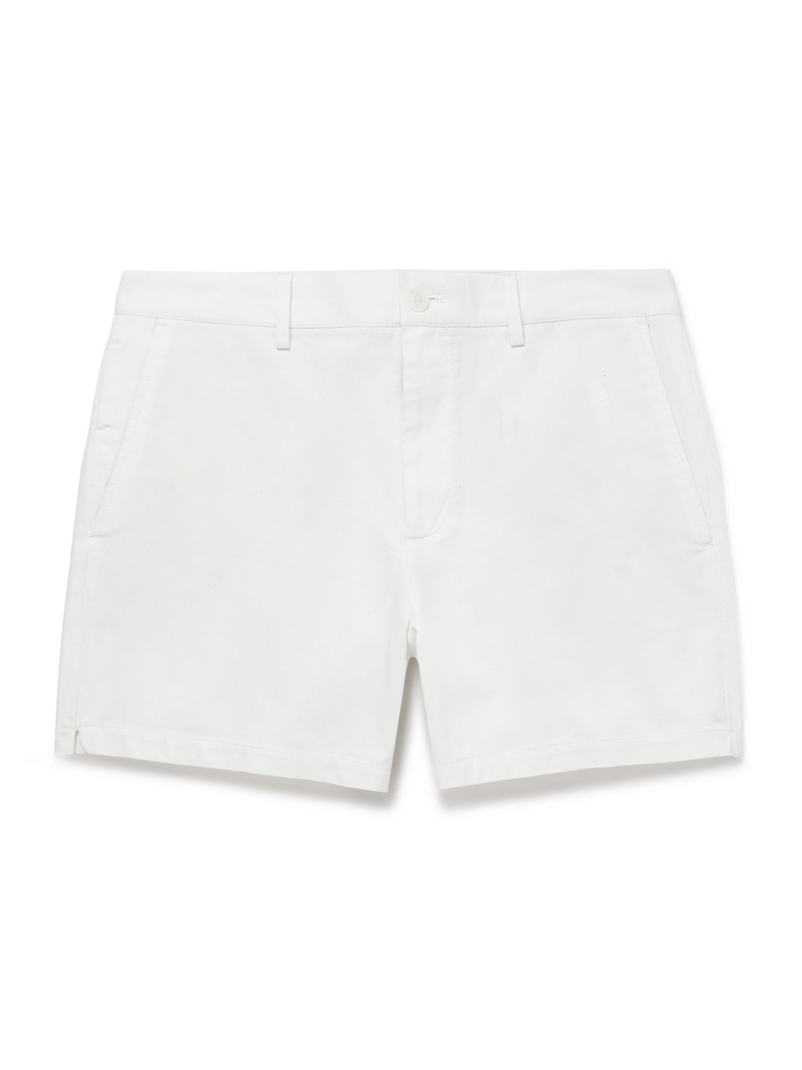 CLUB MONACO - Jax Straight-Leg Cotton-Blend Shorts - Men - White - UK/US 34