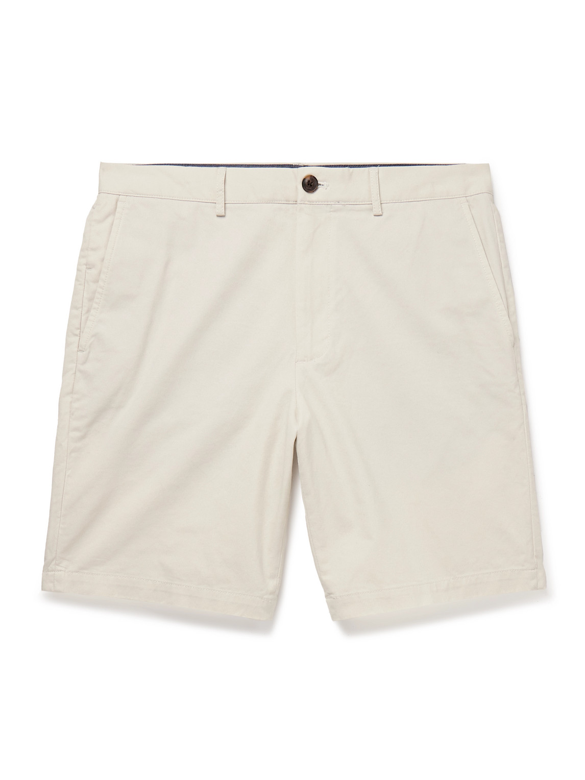 Maddox Straight-Leg Cotton-Blend Twill Shorts