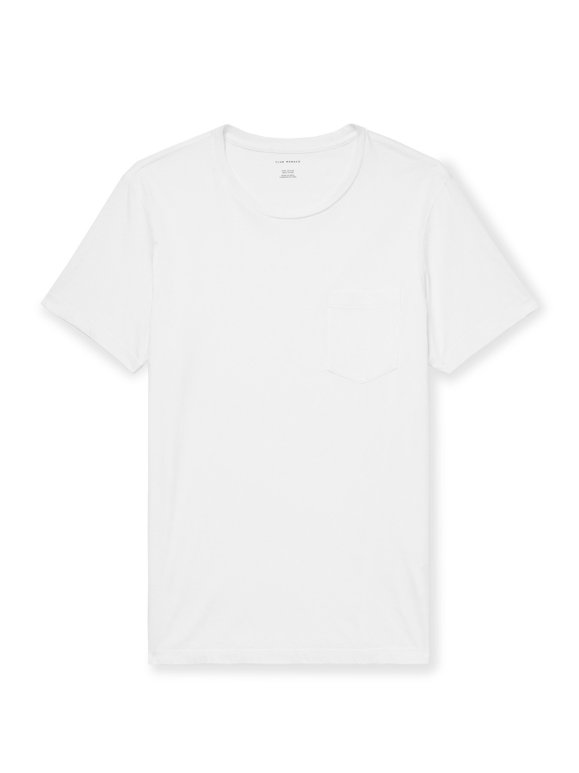 Club Monaco Williams Cotton-jersey T-shirt In White