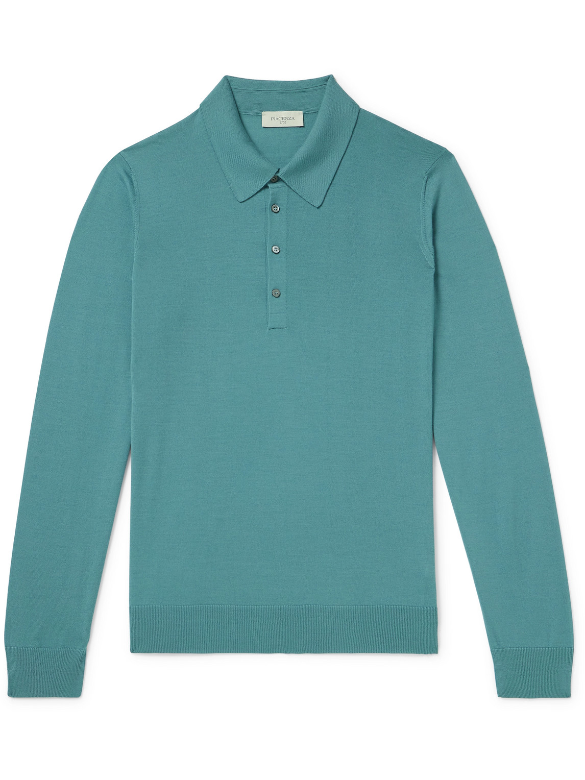 Virgin Wool Polo Shirt