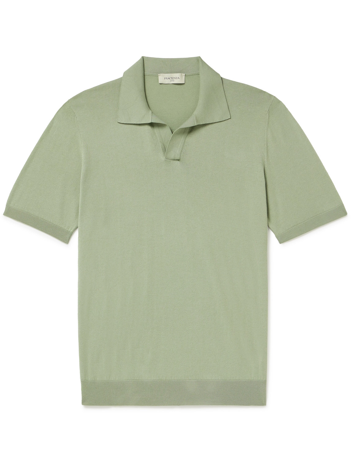 Piacenza 1733 Cotton Polo Shirt In Green