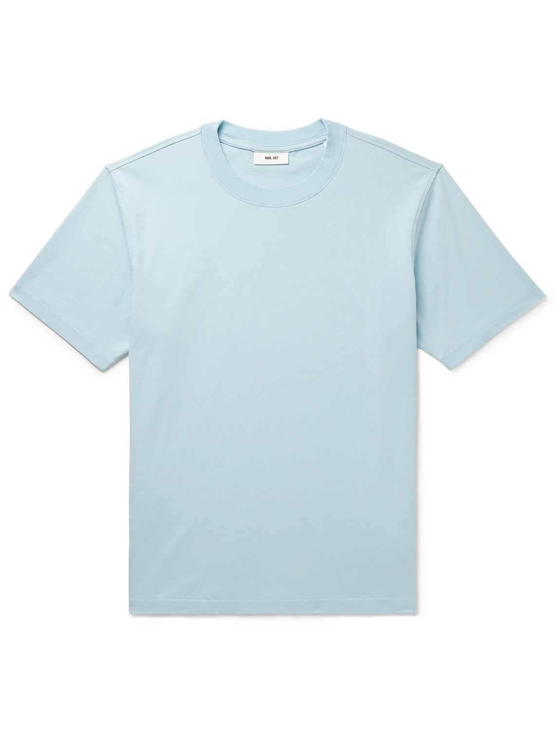 Nn07 Adam 3209 Pima Cotton-jersey T-shirt In Blue