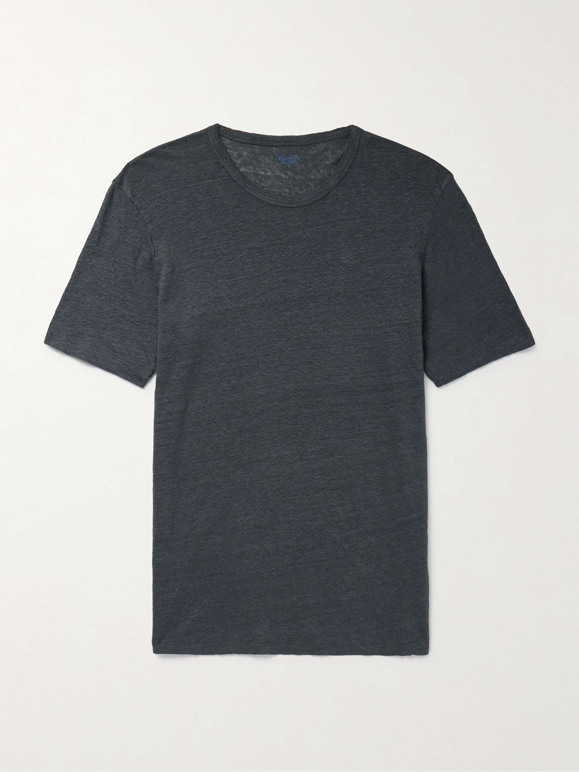 HARTFORD Slub Linen T Shirt for Men MR PORTER
