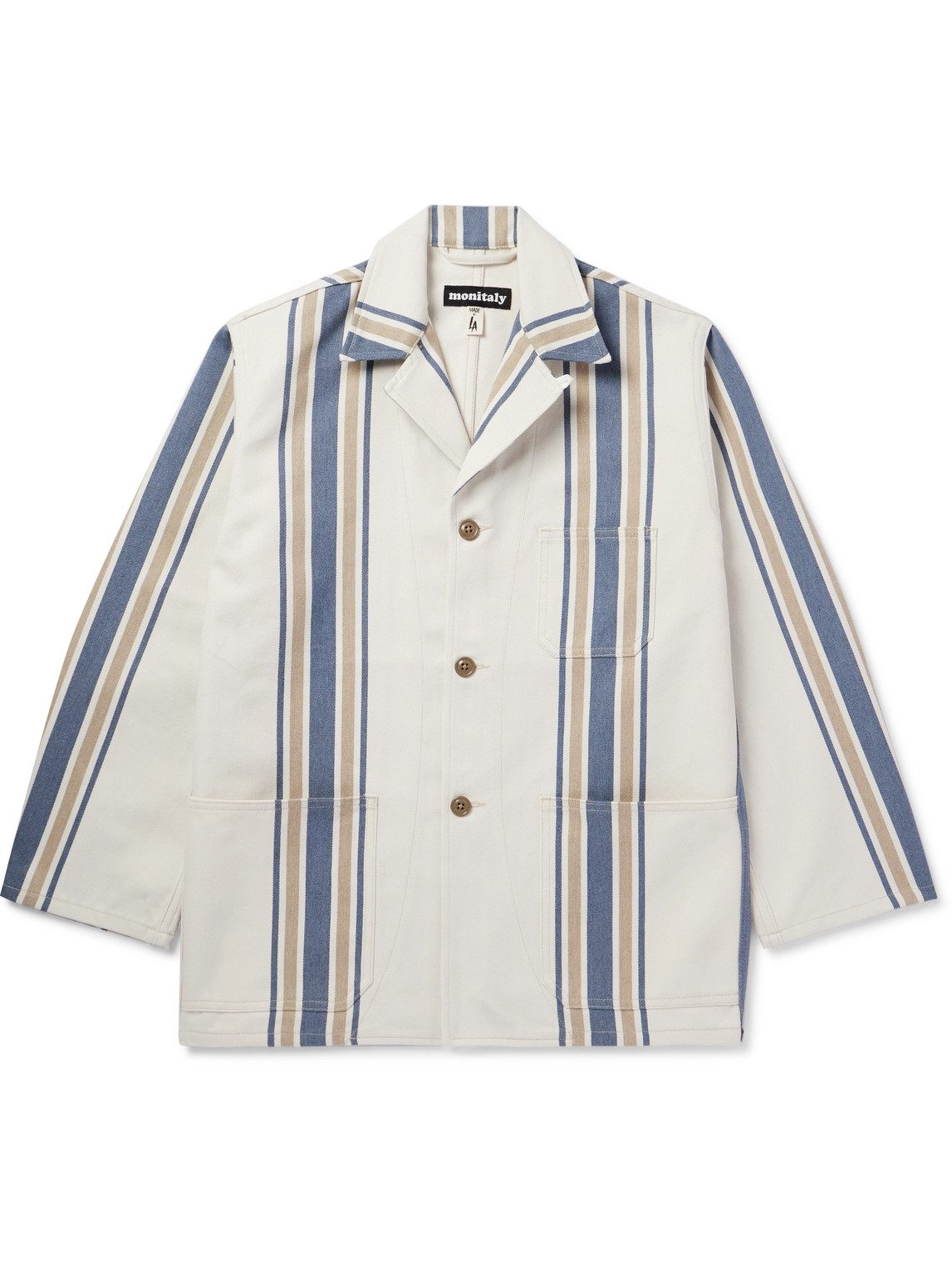 Striped Lyocell Jacket