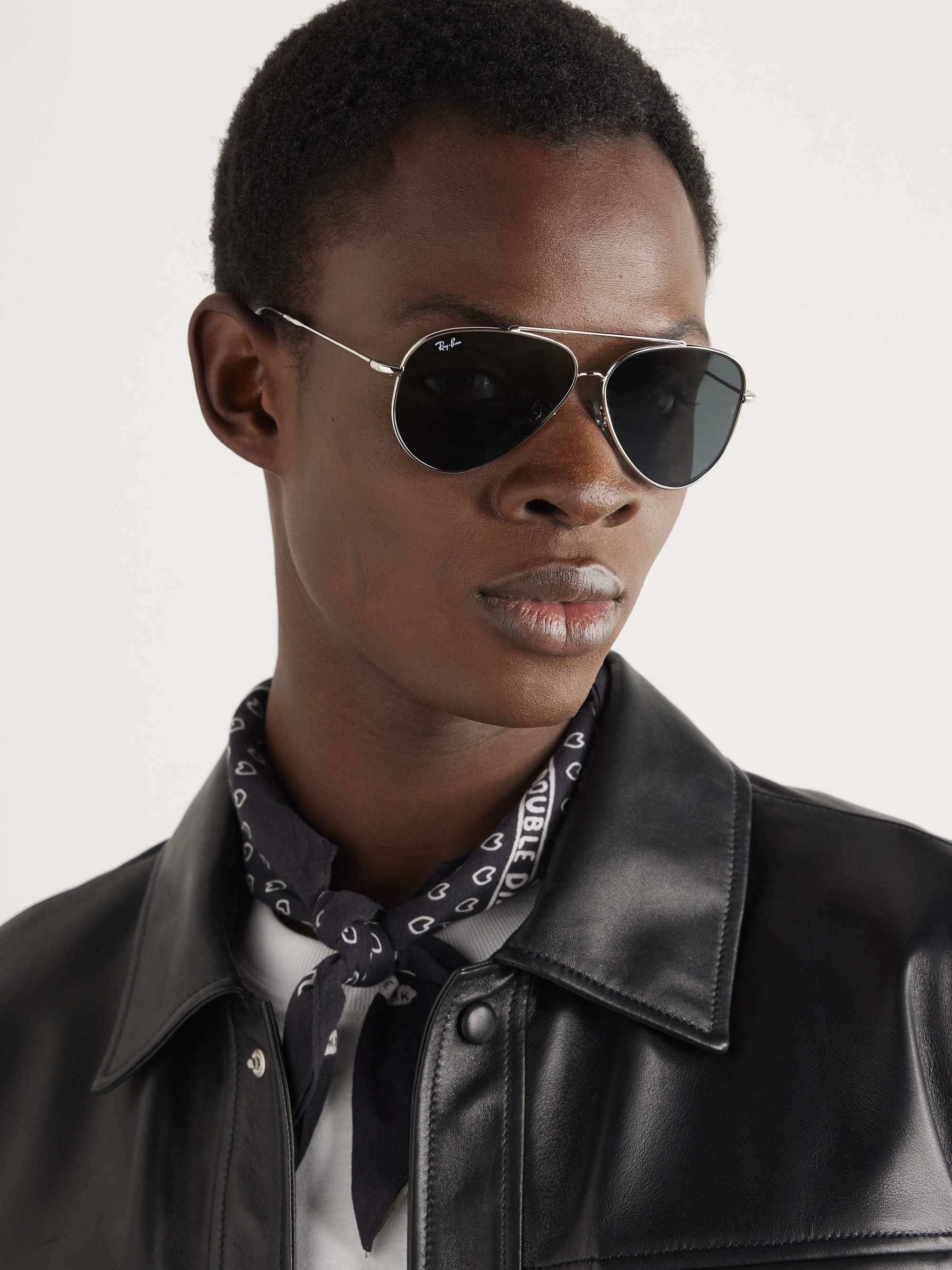 RAY-BAN Aviator-Style Silver-Tone Sunglasses for Men | MR PORTER