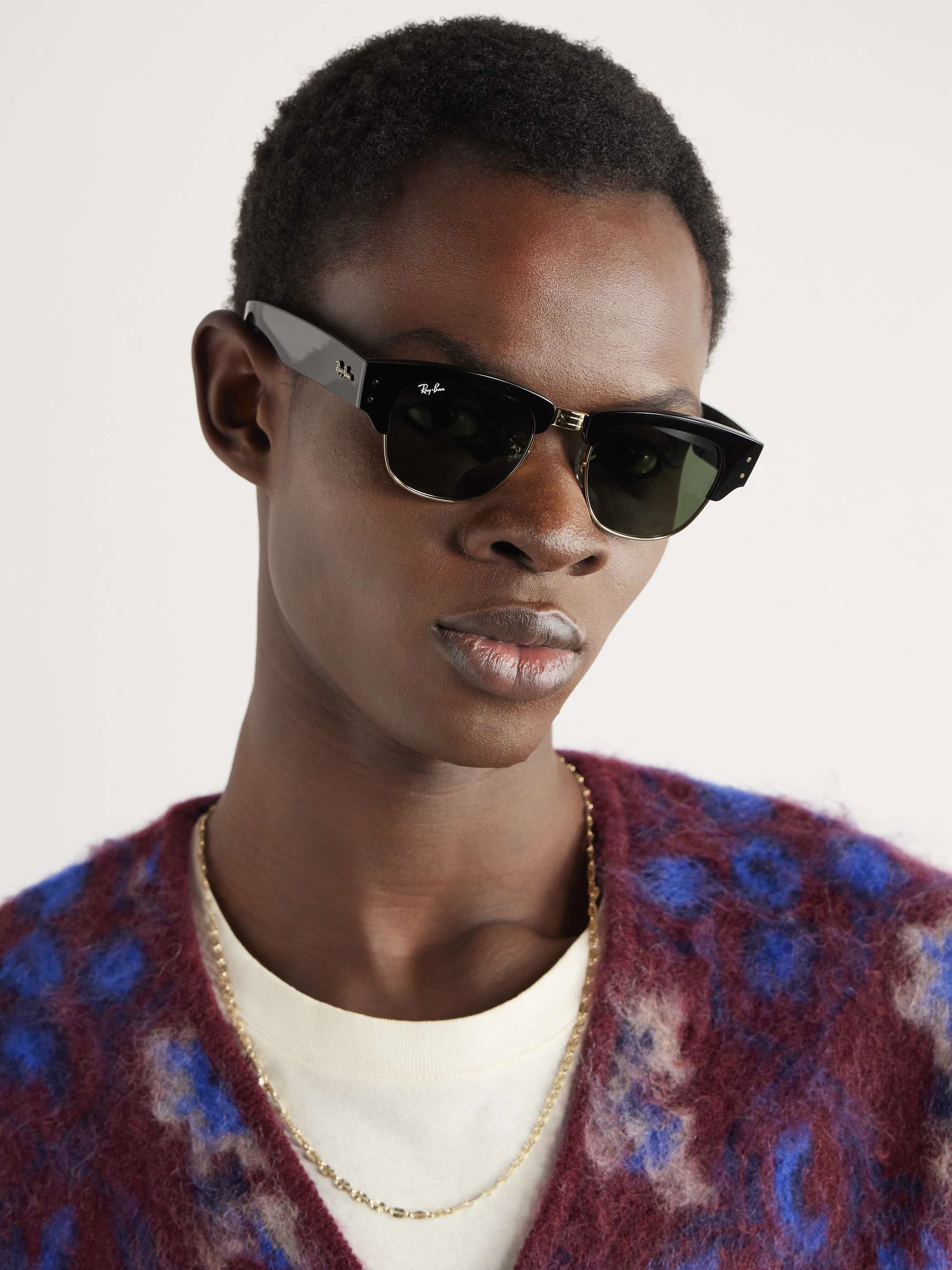 RAY-BAN Mega Clubmaster D-Frame Acetate Sunglasses for Men | MR PORTER