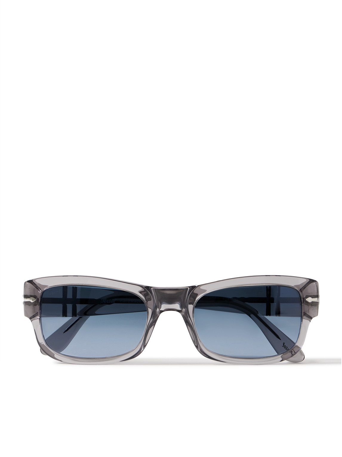 Persol Rectangular-frame Acetate Sunglasses In Gray