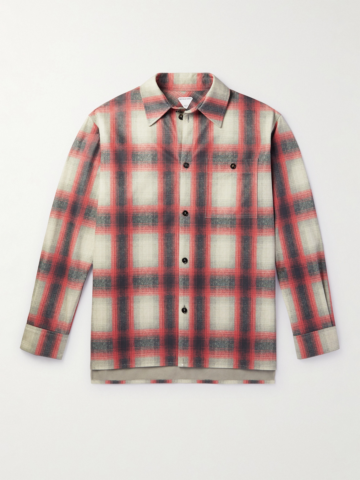 Bottega Veneta Checked Nubuck Shirt - Men