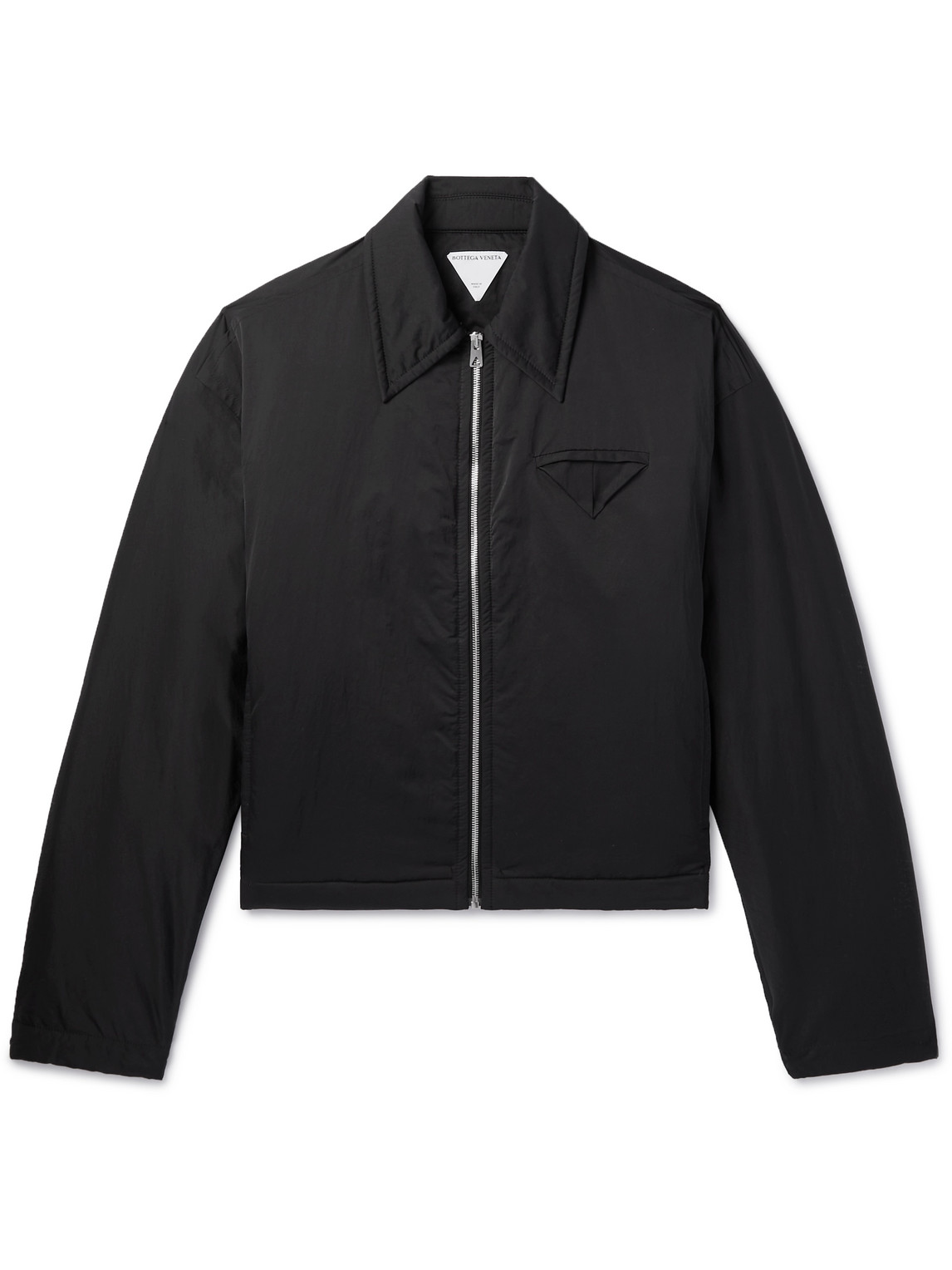 Bottega Veneta Shell Blouson Jacket In Black