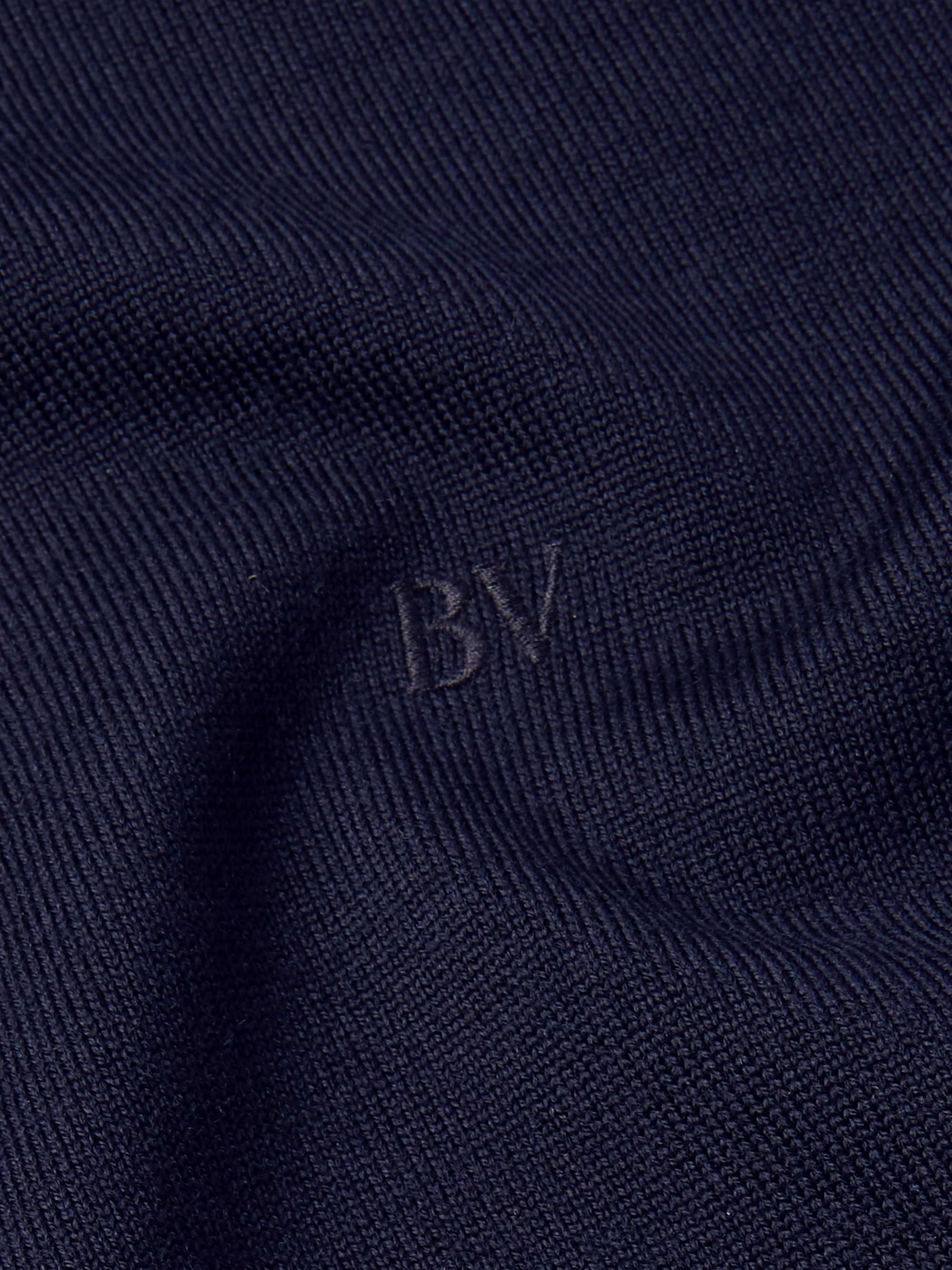 BOTTEGA VENETA Logo-Embroidered Wool Sweater for Men | MR PORTER