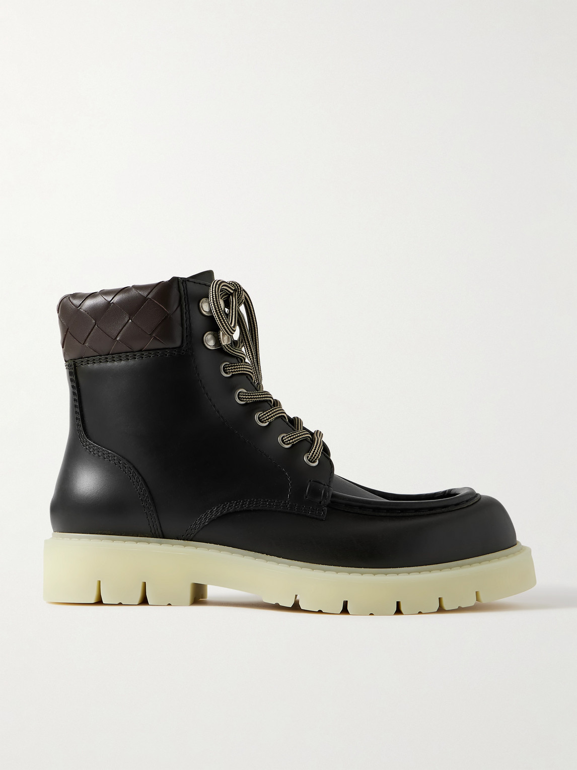 Bottega Veneta Haddock Leather Ankle Boots - Men