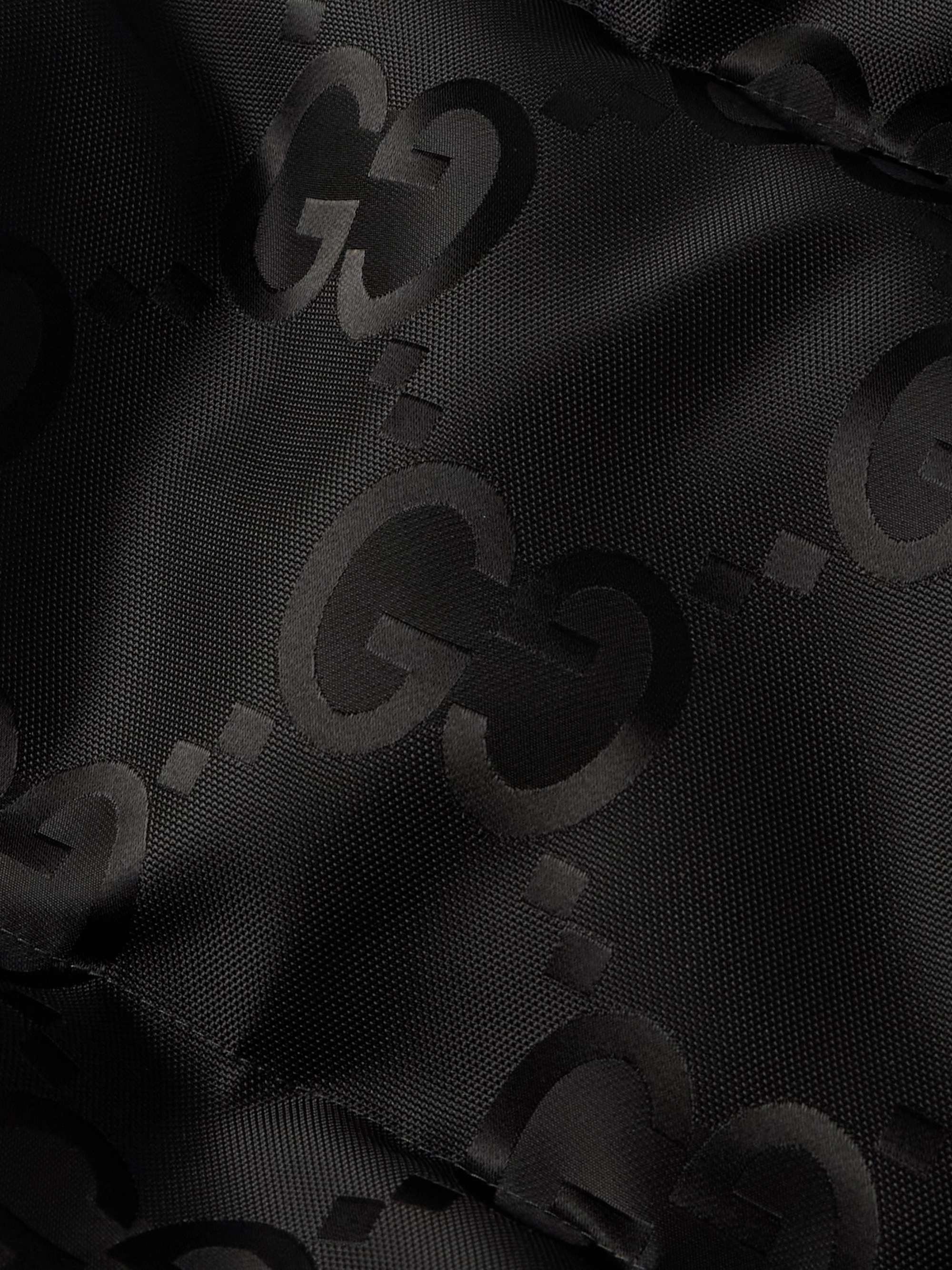 GUCCI Quilted Logo-Jacquard Shell Hooded Down Jacket for Men | MR PORTER