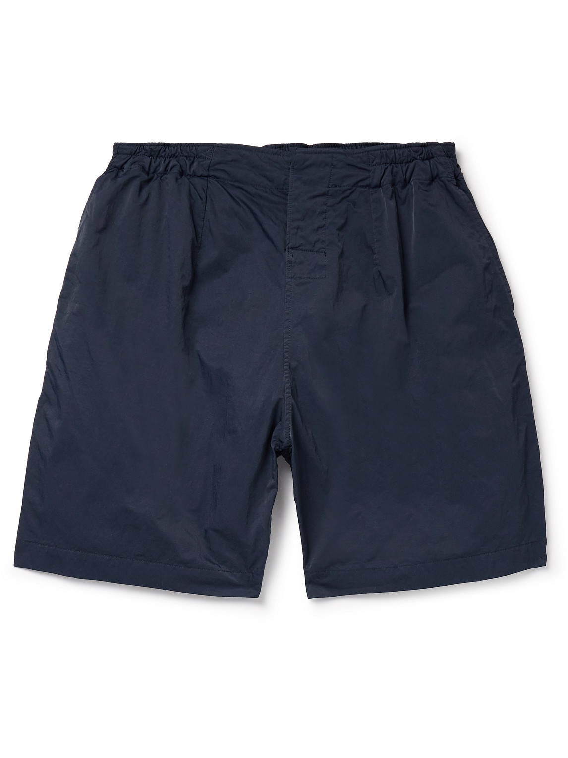 Kaptain Sunshine Wide-leg Nylon Shorts In Blue