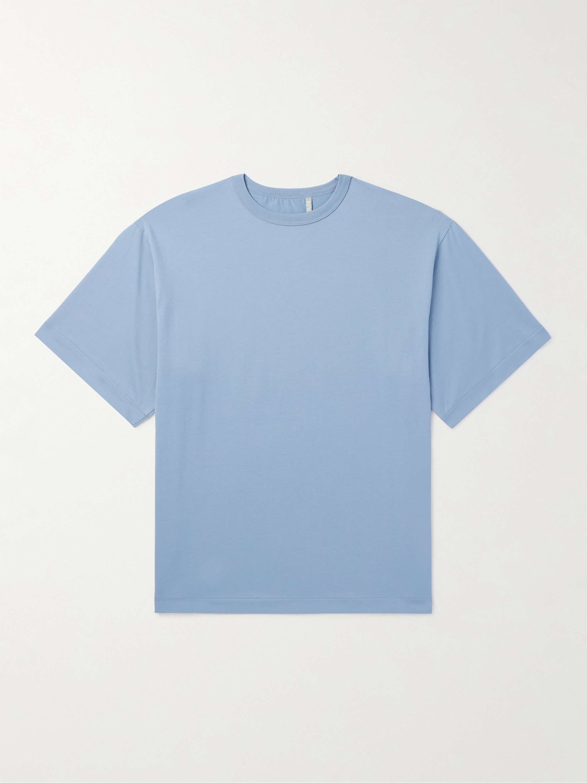 SUVIN COTTON JERSEY EMBROIDERY TOP