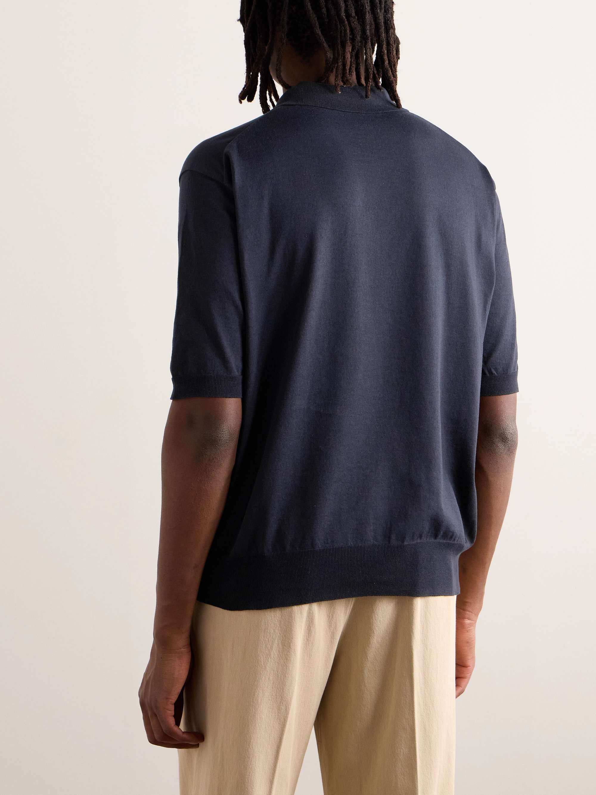 Navy Cotton Polo Shirt | KAPTAIN SUNSHINE | MR PORTER