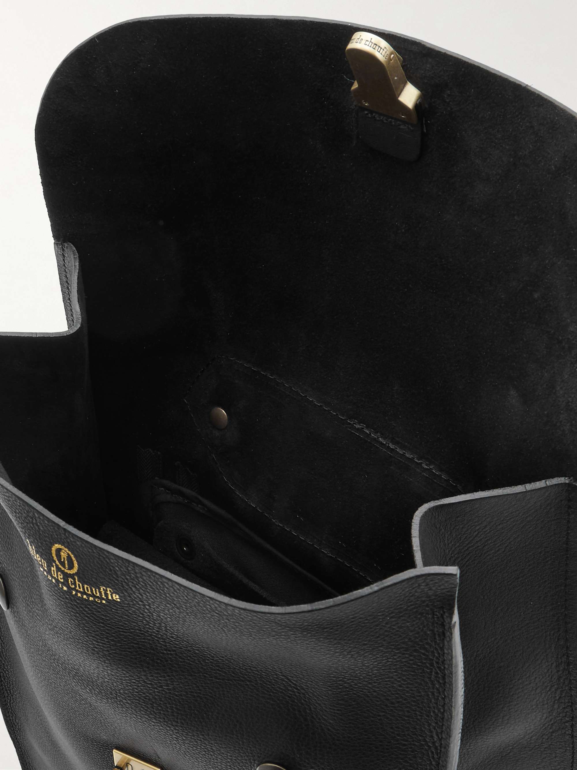 BLEU DE CHAUFFE Arlo Vegetable-Tanned Full-Grain Leather Backpack
