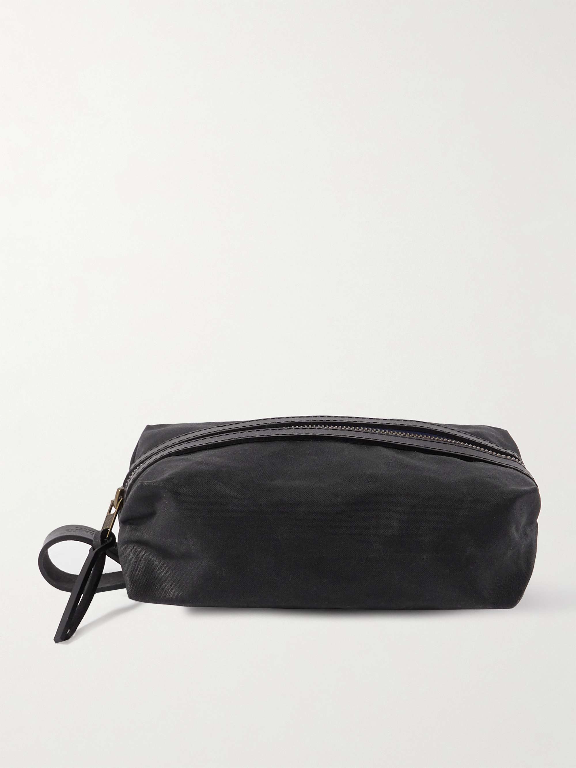 Waxed Canvas Pencil Case, Small Pencil Pouch, Small Make up Bag