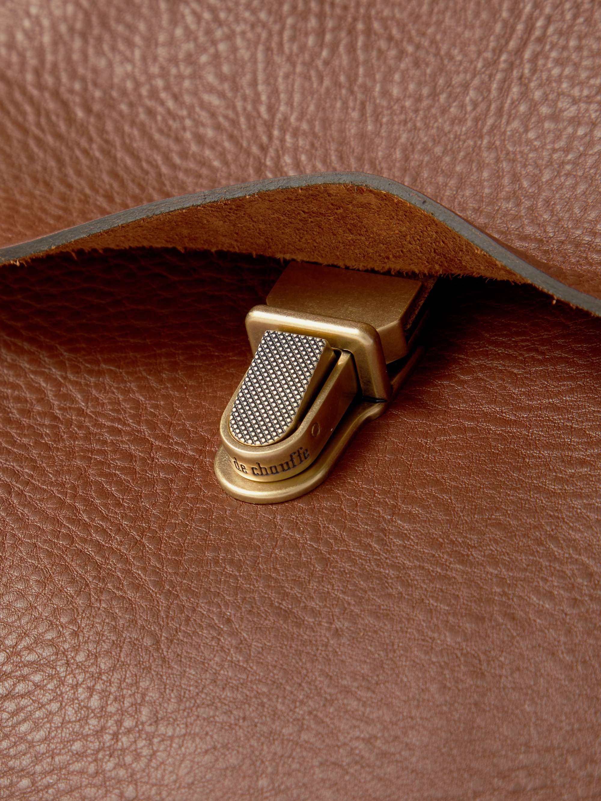 BLEU DE CHAUFFE Full-Grain Leather Backpack