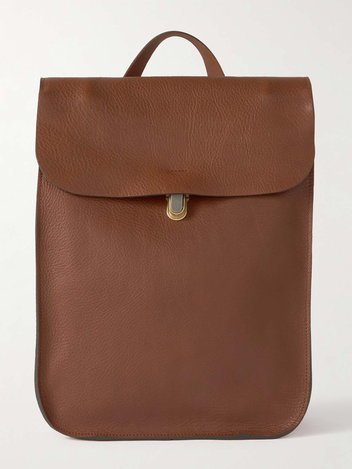 Full-Grain Leather Backpack