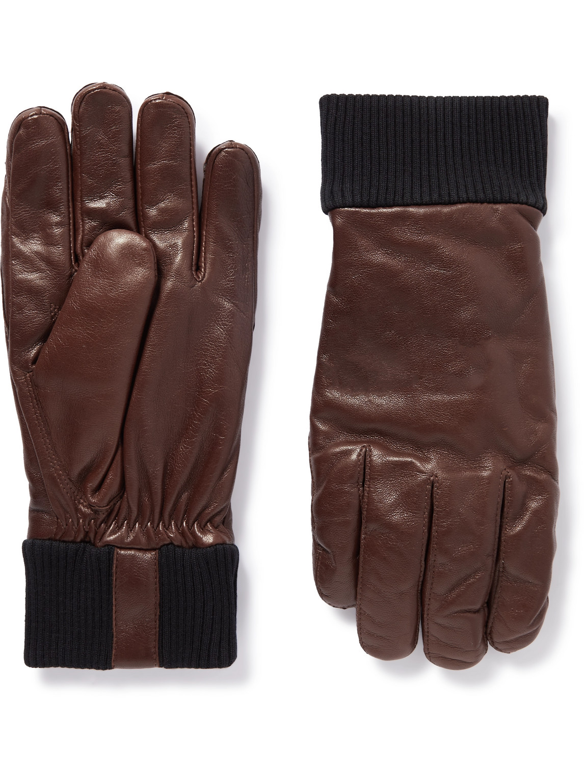 Hestra Fredrik Leather Gloves In Brown