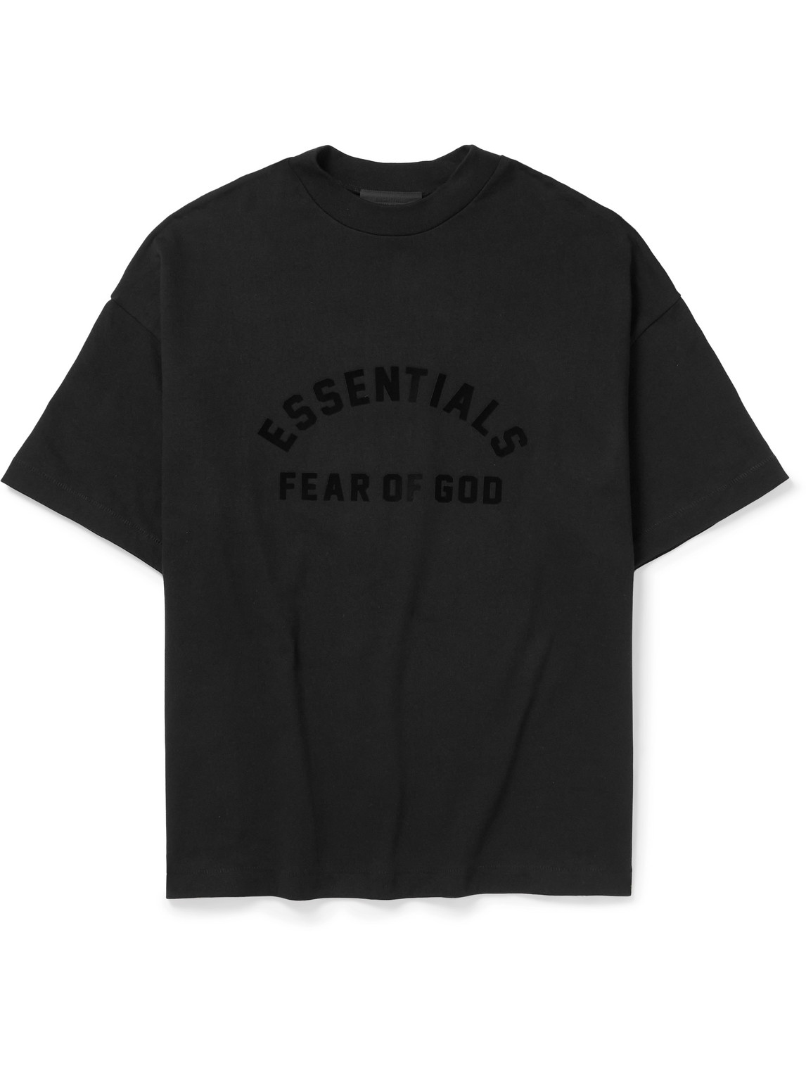 Essentials Black Bonded T-shirt In Black