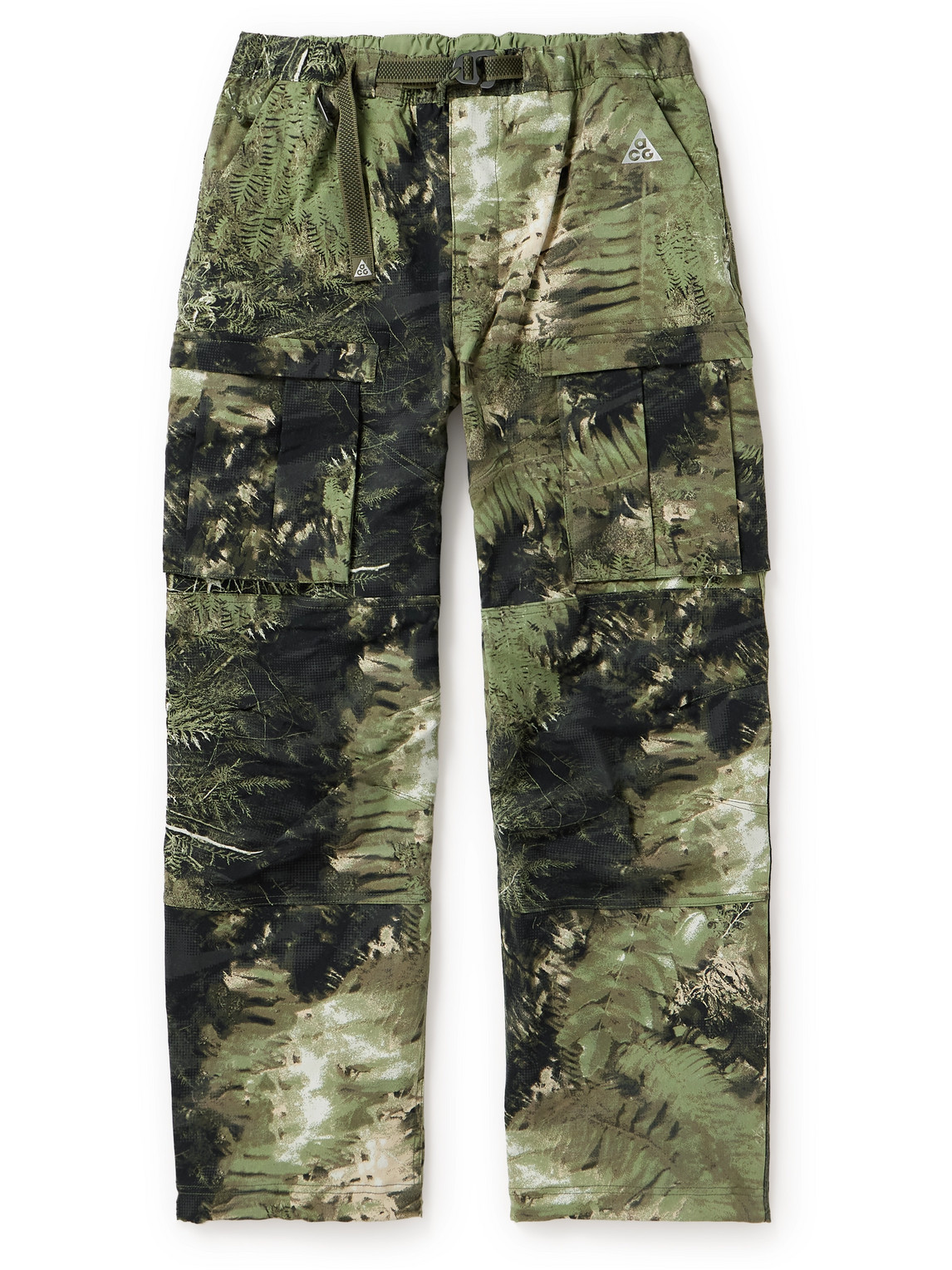 NIKE ACG SMITH SUMMIT STRAIGHT-LEG CONVERTIBLE PRINTED SHELL CARGO TROUSERS