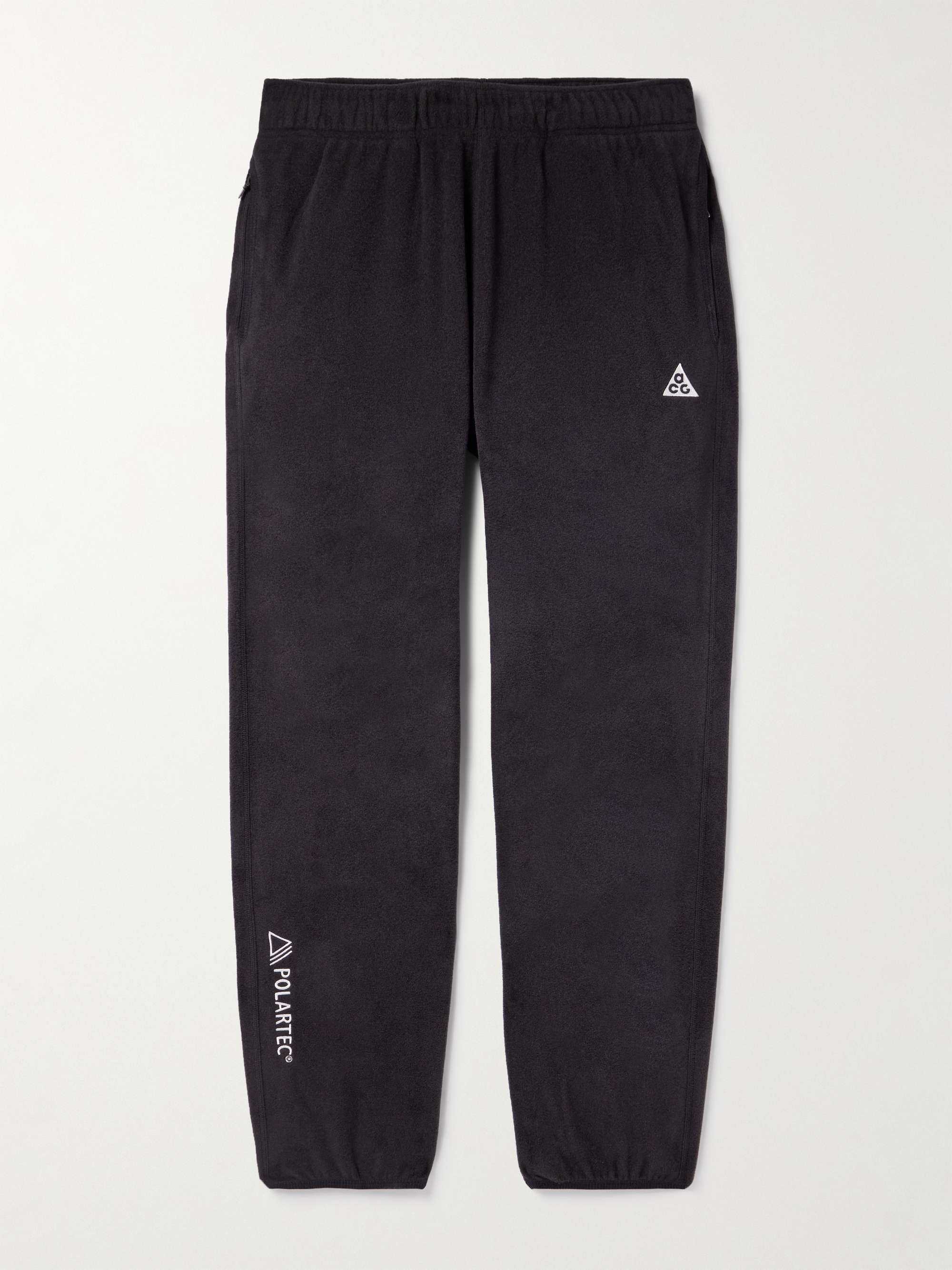 NIKE ACG Wolf Tree Straight-Leg Logo-Embroidered Polartec® Fleece  Sweatpants for Men