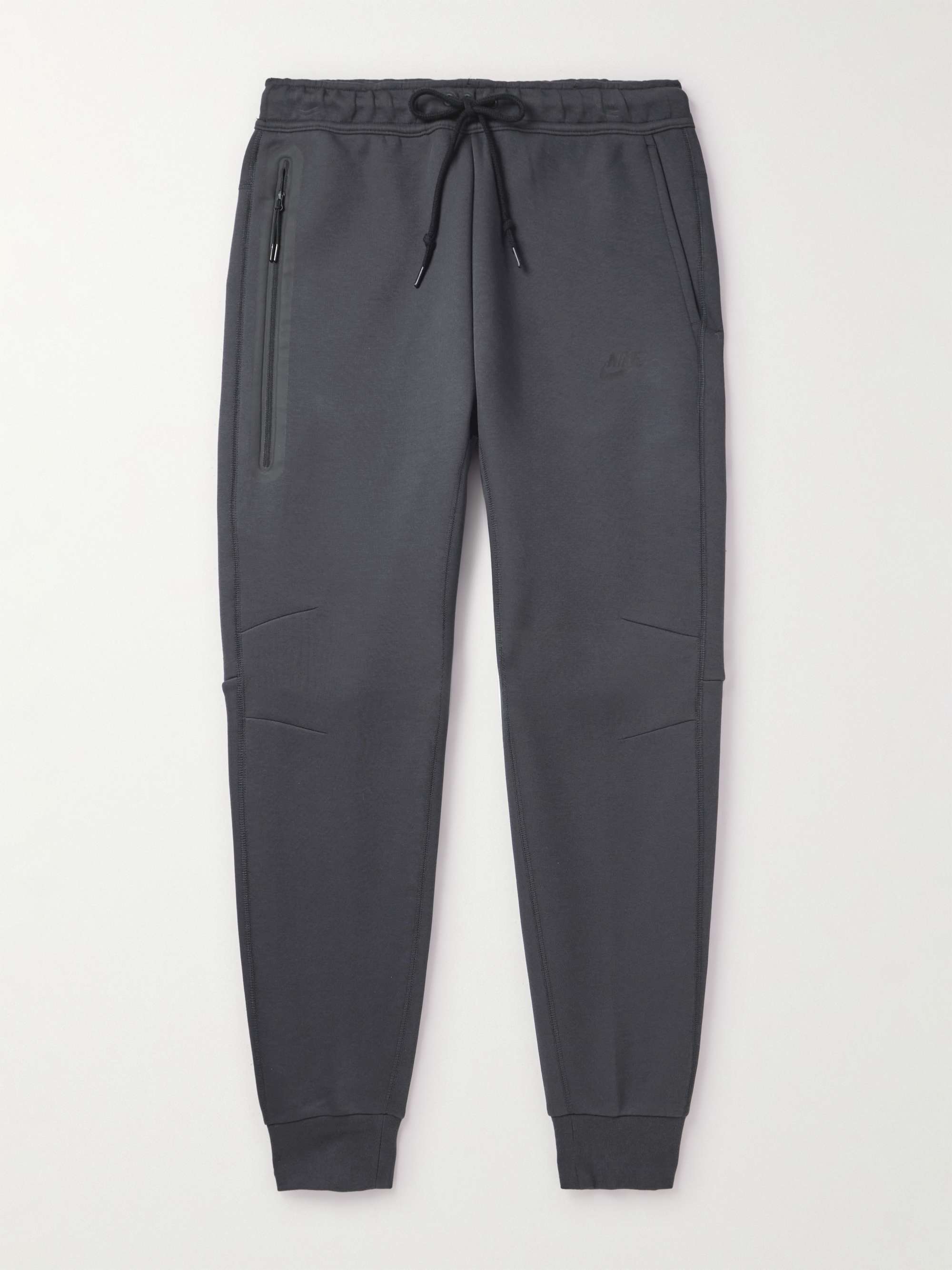 Straight-Leg Cotton-Blend Jersey Sweatpants