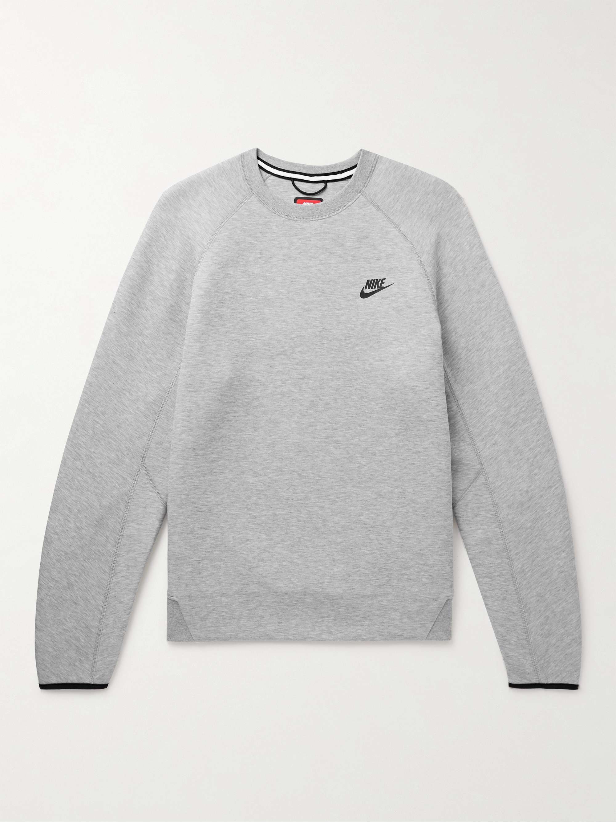 NIKE Logo-Print Cotton-Blend Tech Fleece Sweatshirt for Men | MR PORTER