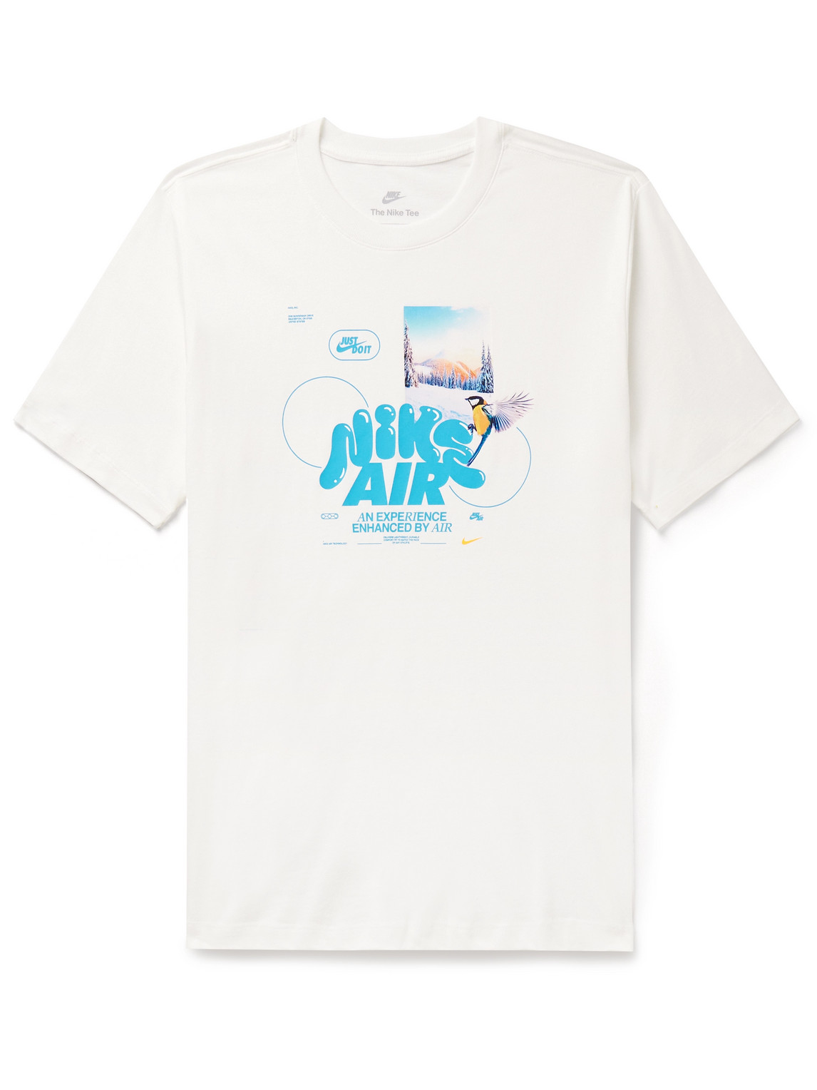 Nike Sportswear Printed Cotton-jersey T-shirt In White