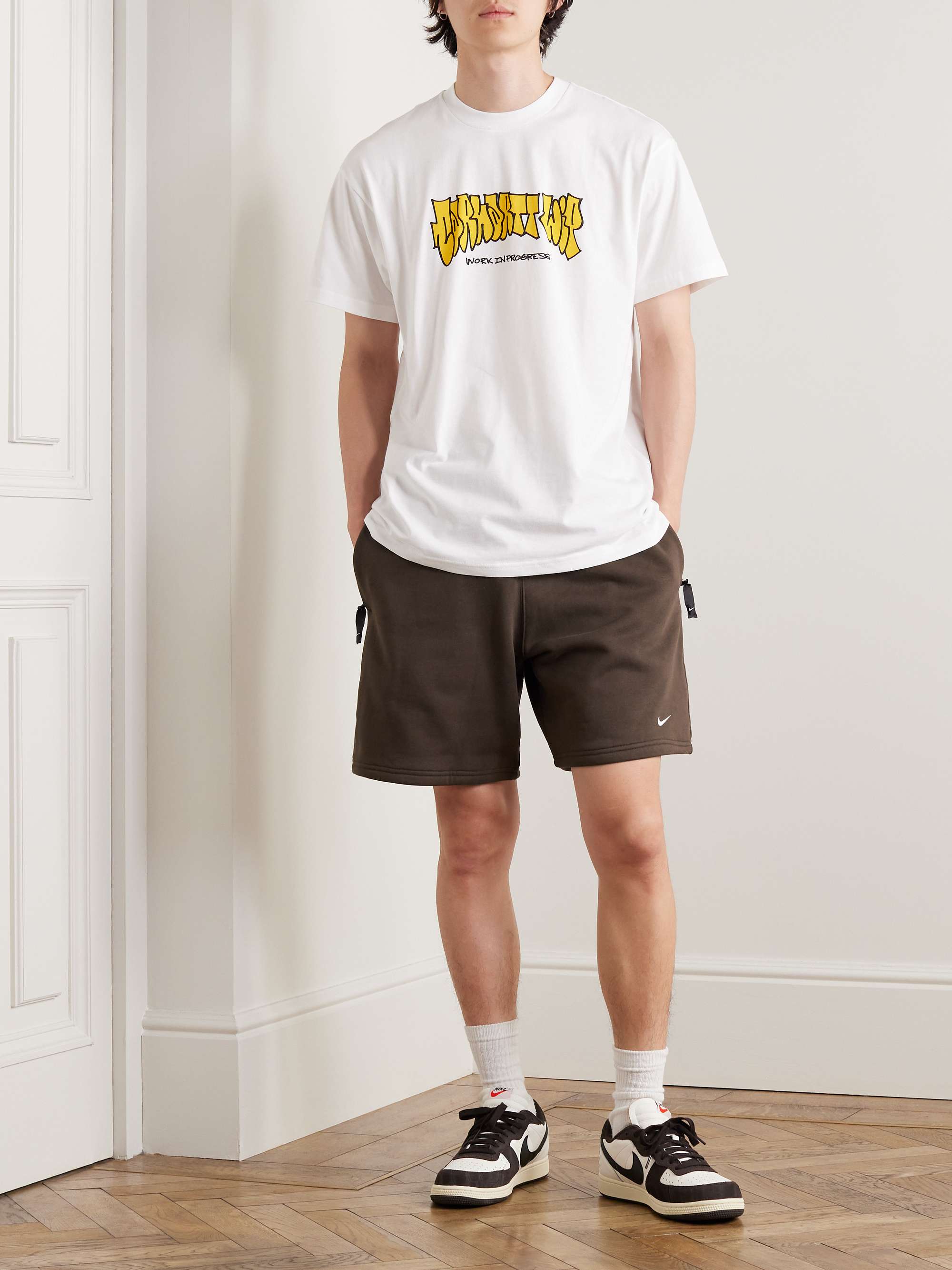 Nike sweat shorts sales outfit