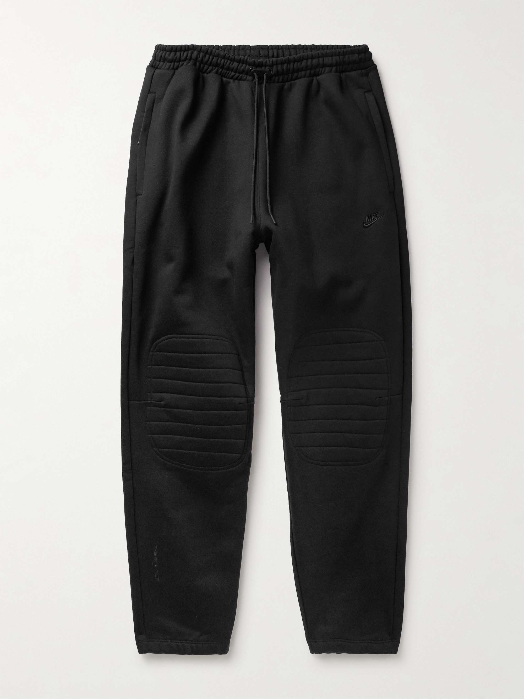 NIKE Sportswear Tapered Logo-Print Cotton-Blend Tech-Fleece Sweatpants for  Men