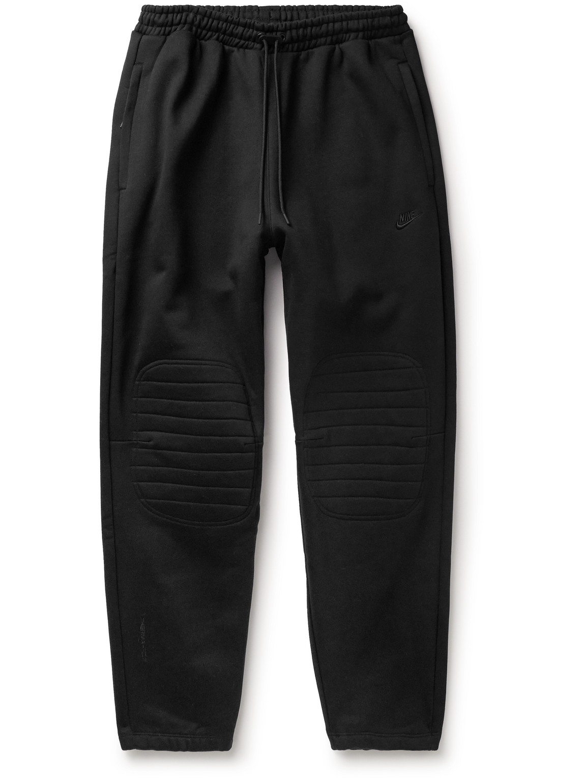 Shop Nike Sportswear Repel Tapered Therma-fit Sweatpants In Black