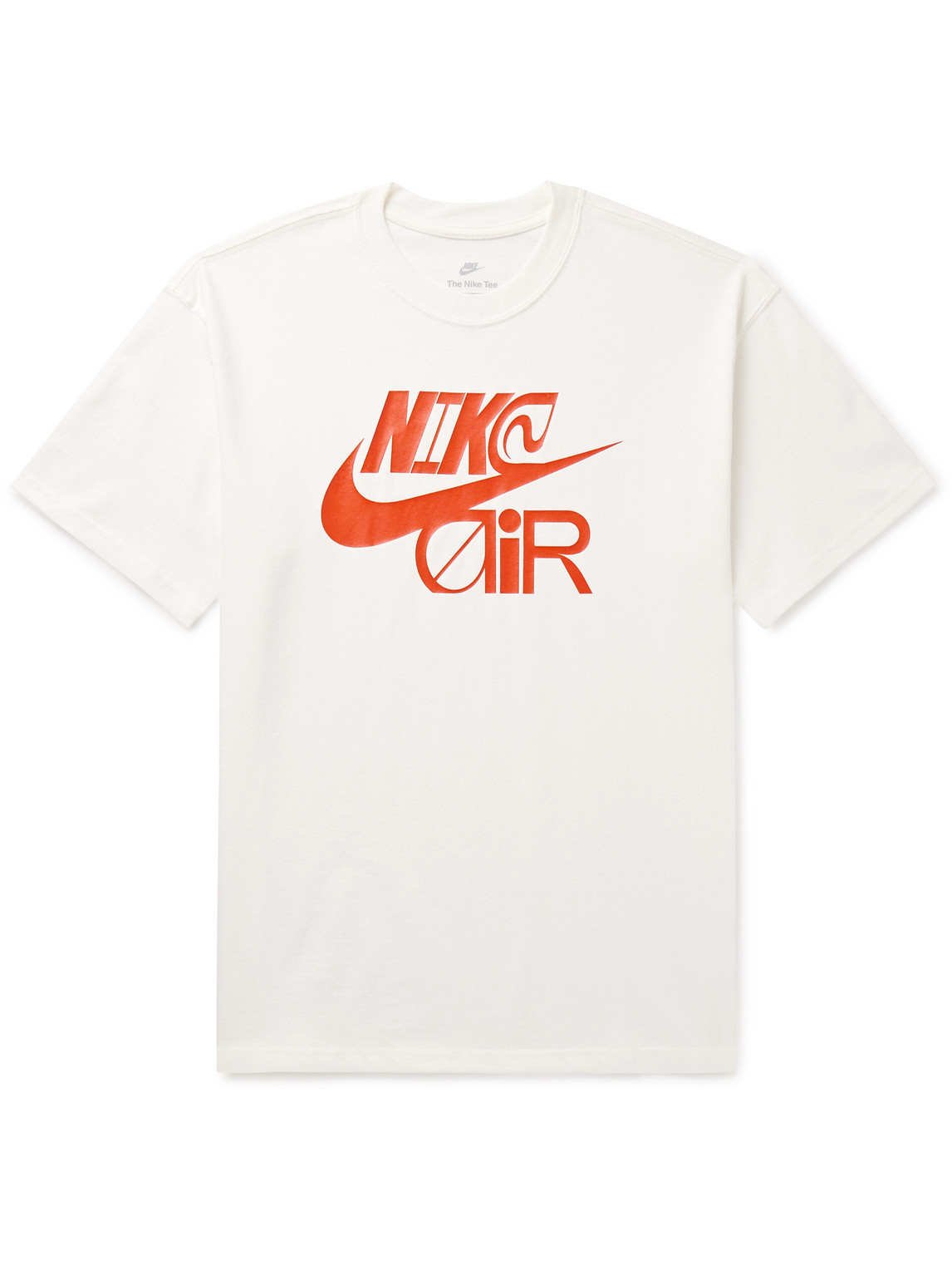 Nike Sportswear Logo-print Cotton-jersey T-shirt In White