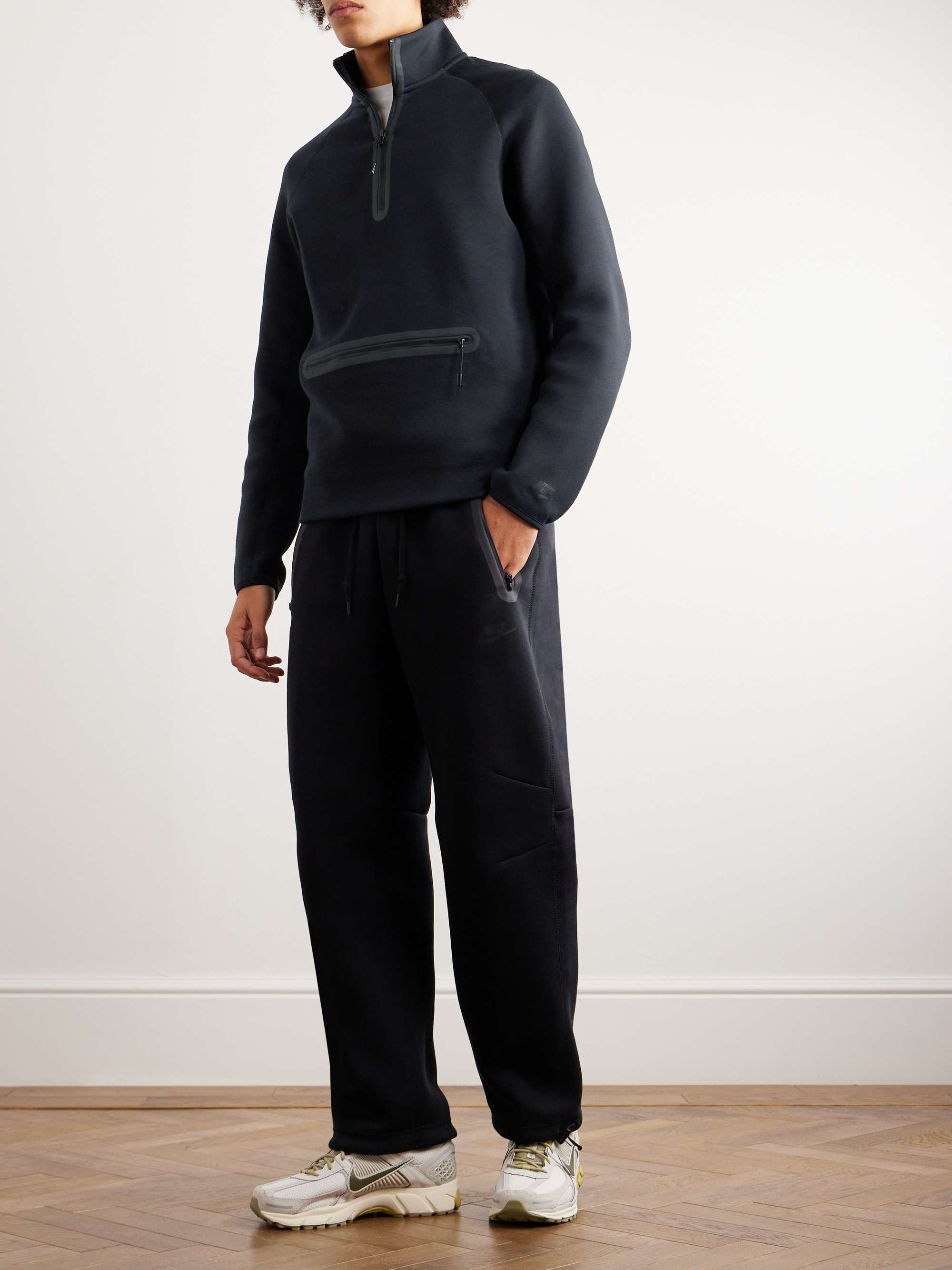 NIKE Cotton-Blend Jersey Half-Zip Sweatshirt for Men | MR PORTER