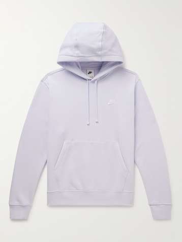 Nike men's sportswear club fleece hoodie lavender 2025 mist