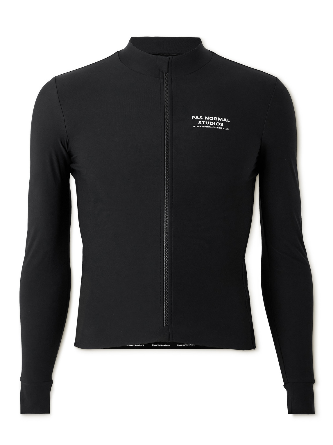Pas Normal Studios Mechanism Logo-print Cycling Jersey In Black