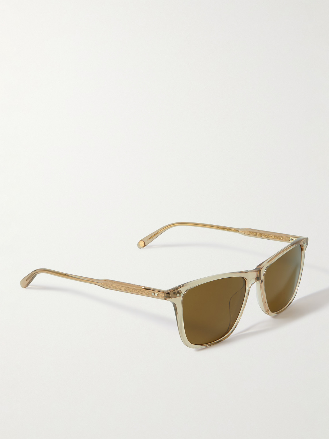 Shop Garrett Leight California Optical Hayes Sun Square-frame Acetate Sunglasses In Neutrals