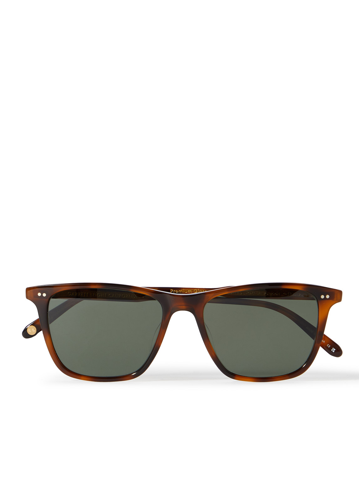 Garrett Leight California Optical Hayes Sun Square-frame Tortoiseshell Sunglasses