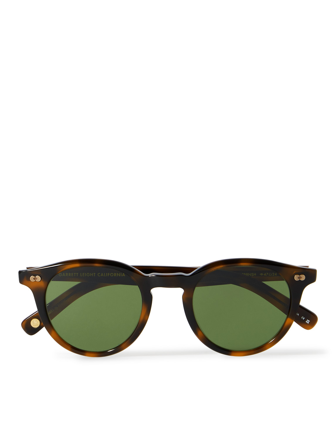 Garrett Leight California Optical Clune X Round-frame Tortoiseshell Acetate Sunglasses