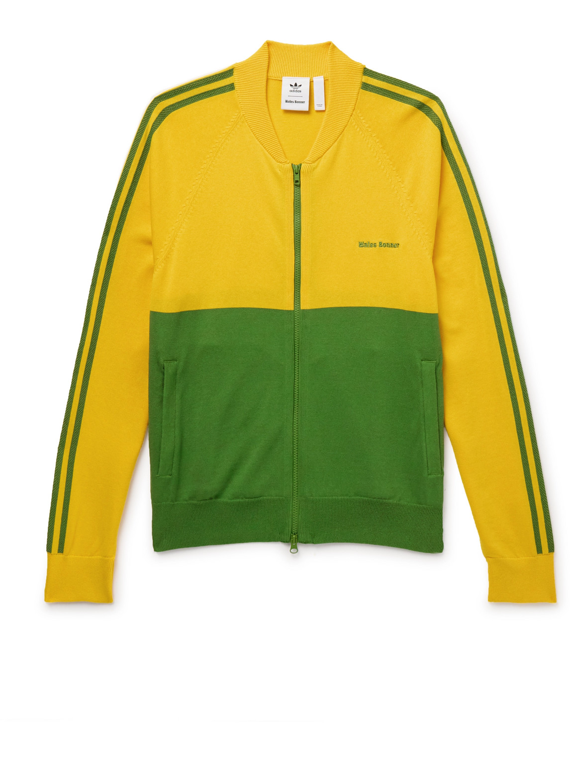 Wales Bonner Crochet-Trimmed Cotton Track Jacket