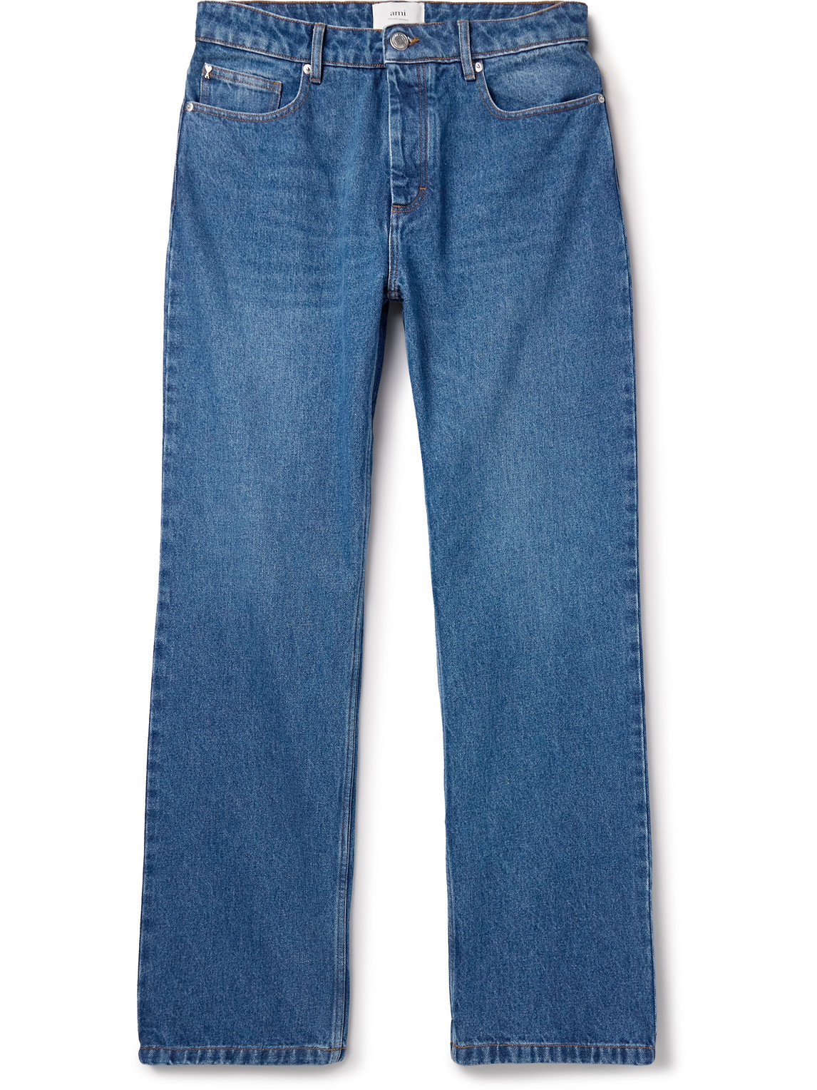 Ami Alexandre Mattiussi Straight-leg Jeans In Blue