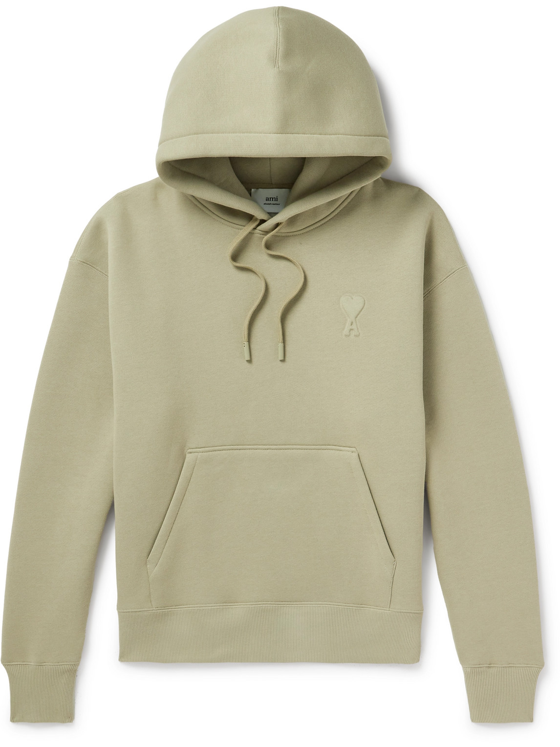 Logo-Embossed Cotton-Blend Jersey Hoodie